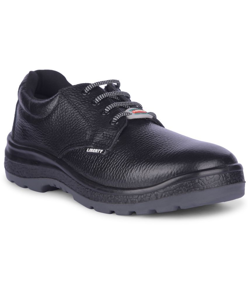     			Liberty Derby Black Safety Shoes
