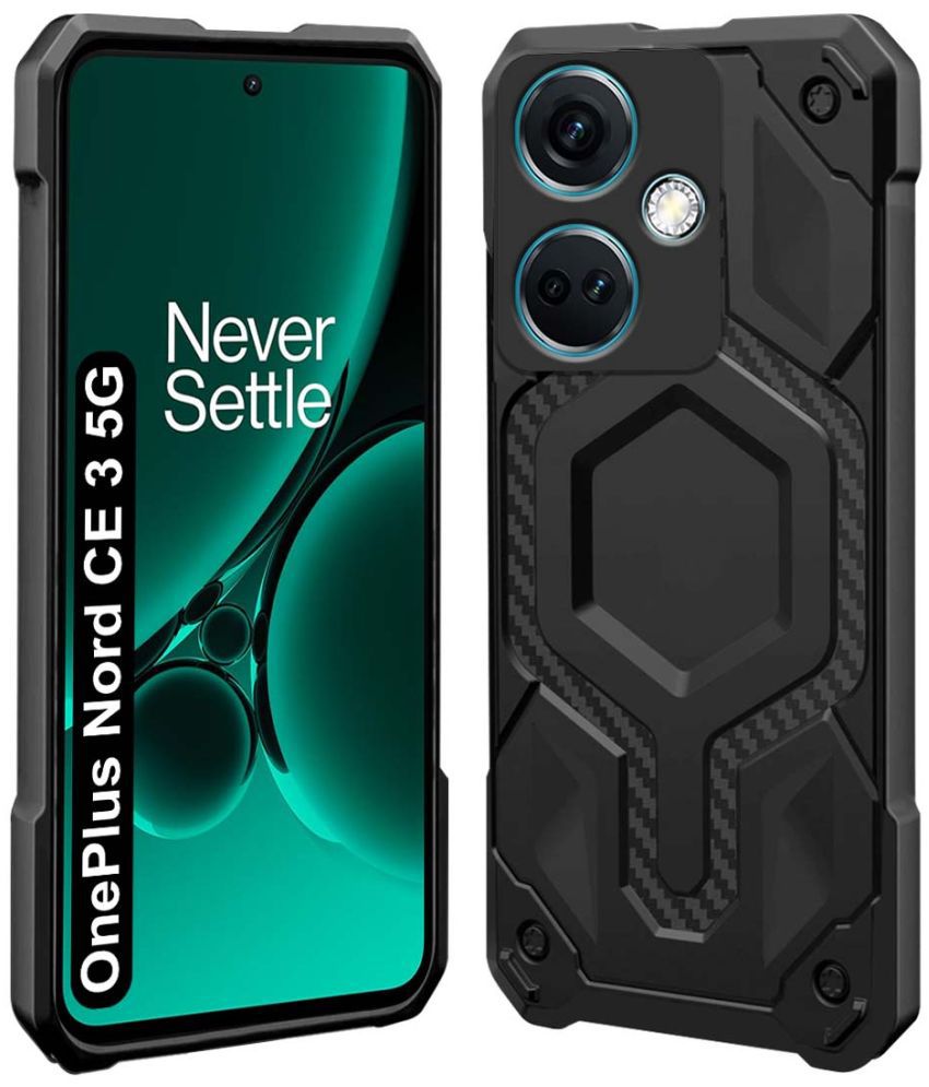     			NBOX Bumper Cases Compatible For Rubber OnePlus Nord CE 3 5G ( Pack of 1 )