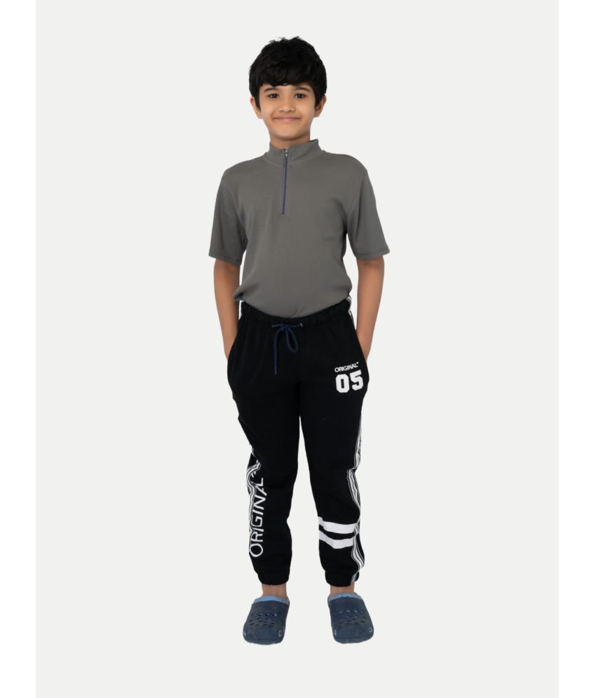     			Radprix Pack of 1 Boys Cotton Blend Trackpant ( Black )