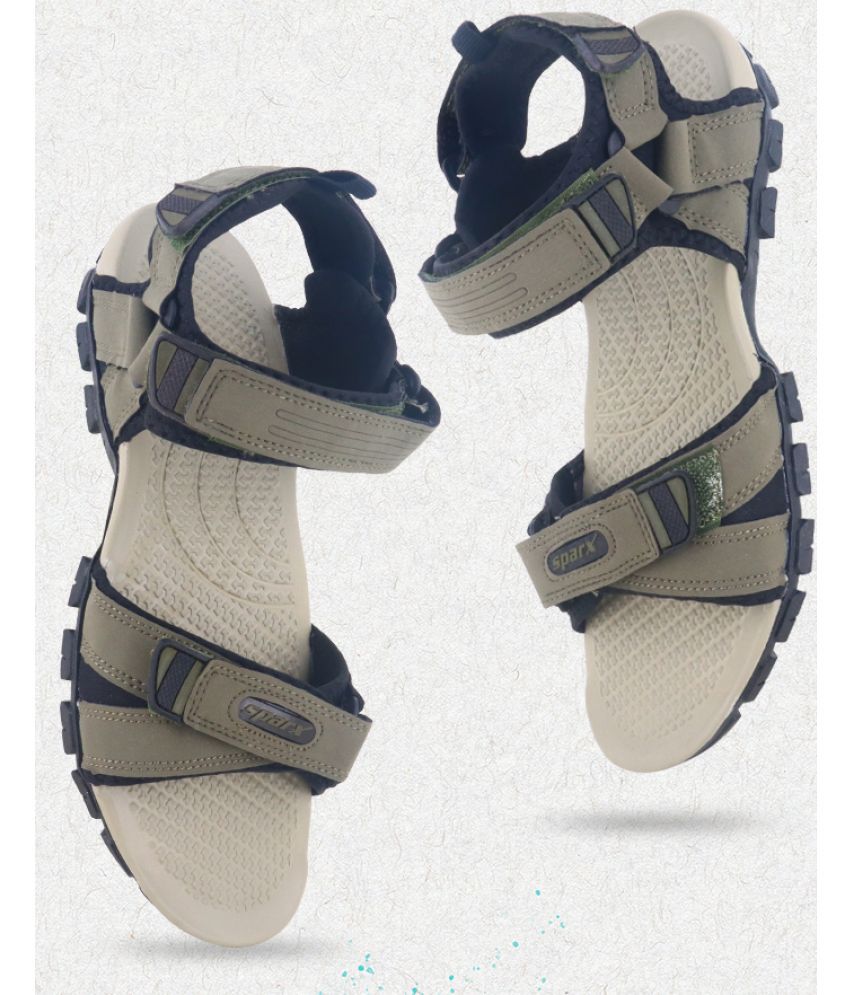     			Sparx - Olive Men's Floater Sandals