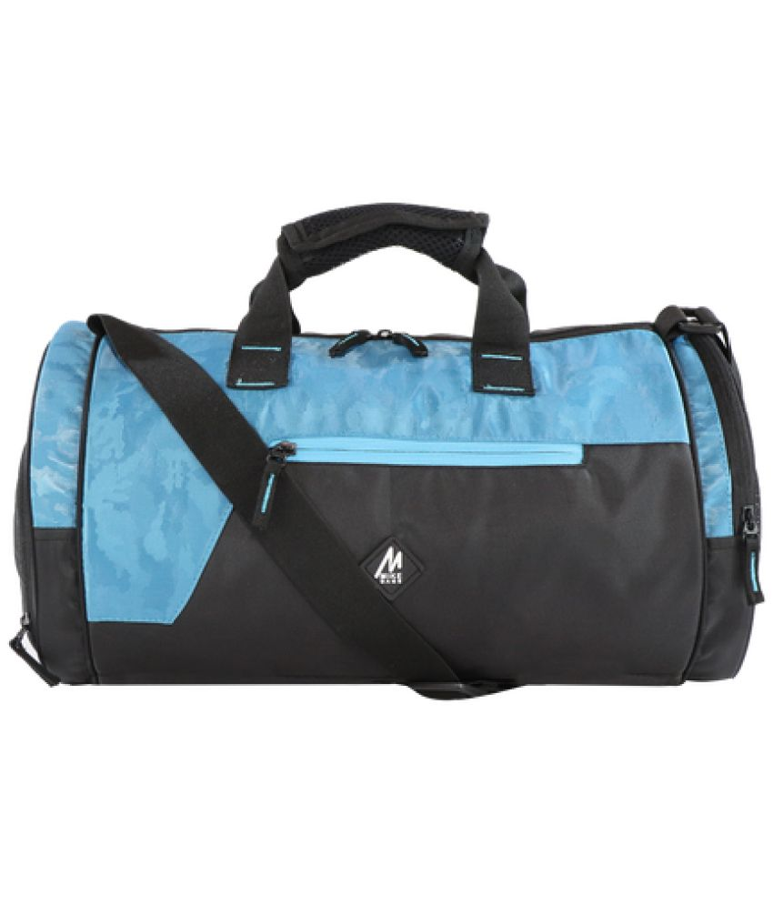     			mikebags Polyester Light Blue 30 Ltrs Gym Bag