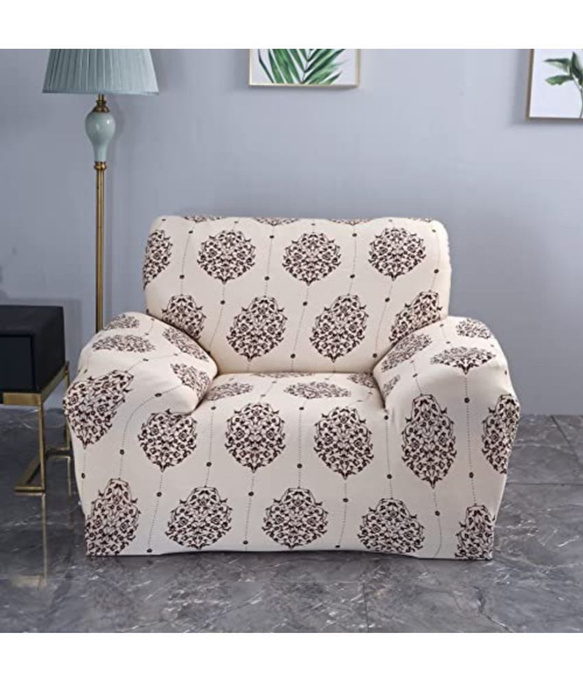     			House Of Quirk 1 Seater Polyester Sofa Cover ( Pack of 1 )