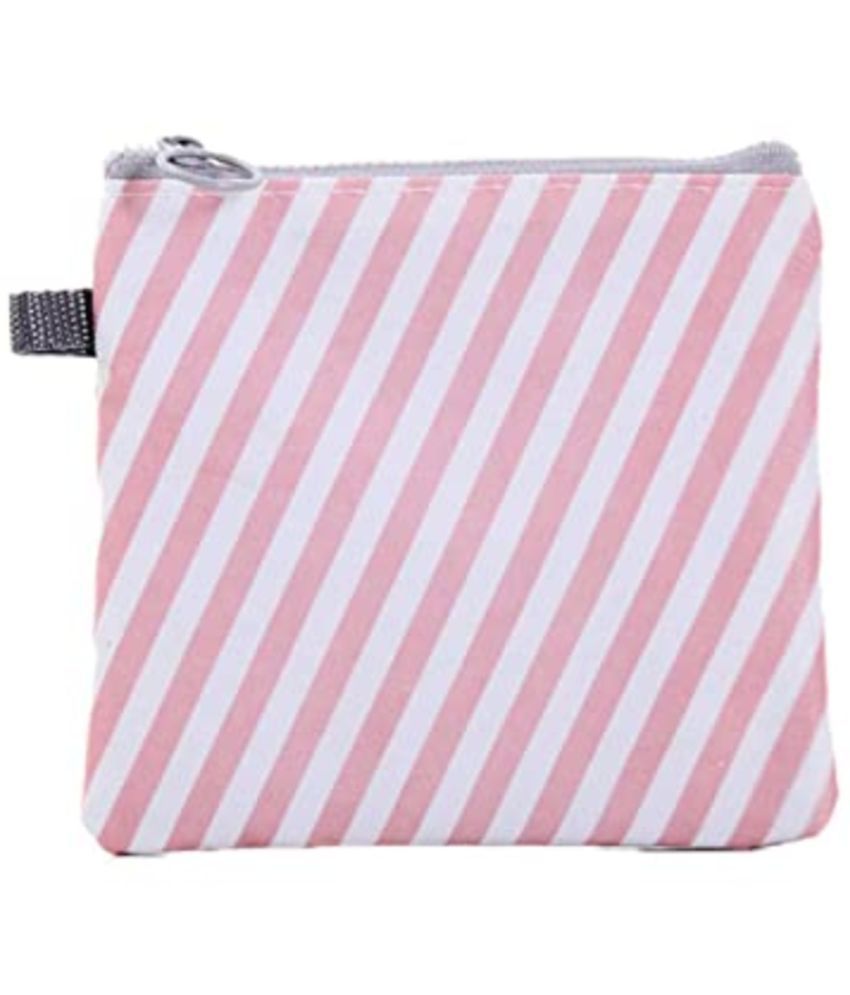     			House Of Quirk Pink Sanitary Napkin Storage Bag