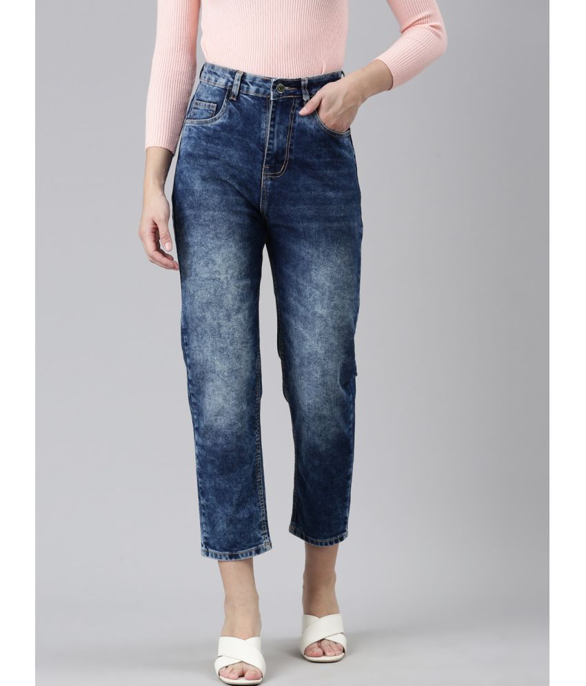     			Zheia - Blue Denim Regular Fit Women's Jeans ( Pack of 1 )