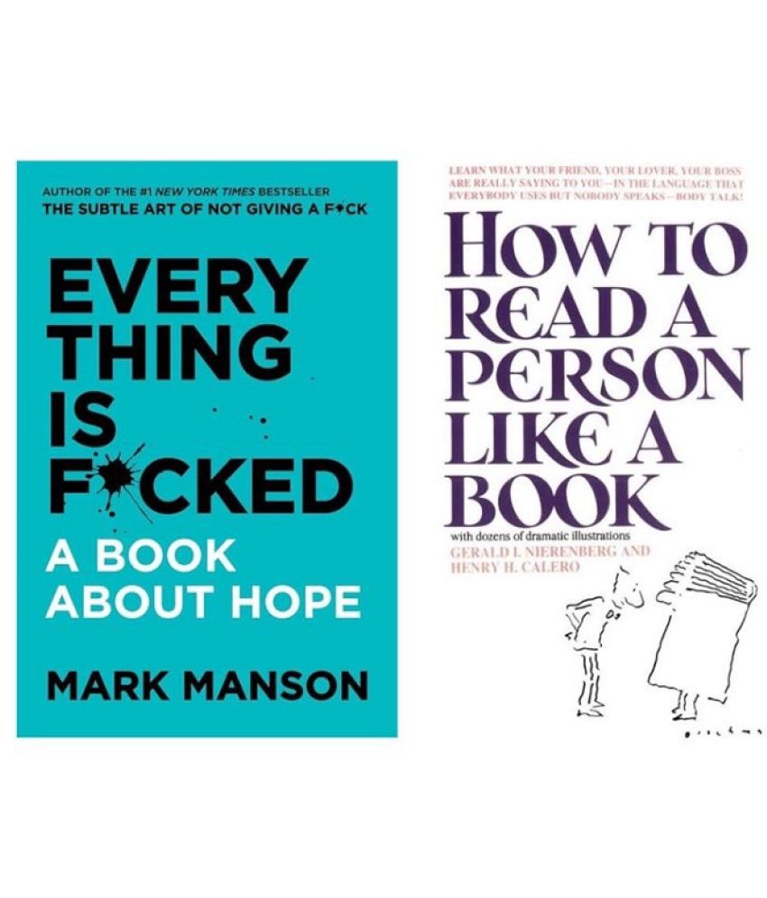     			( unico books 2 ) HOW TO READ A PERSON LIKE A BOOK & Everything Is F*cked  - Paperback
