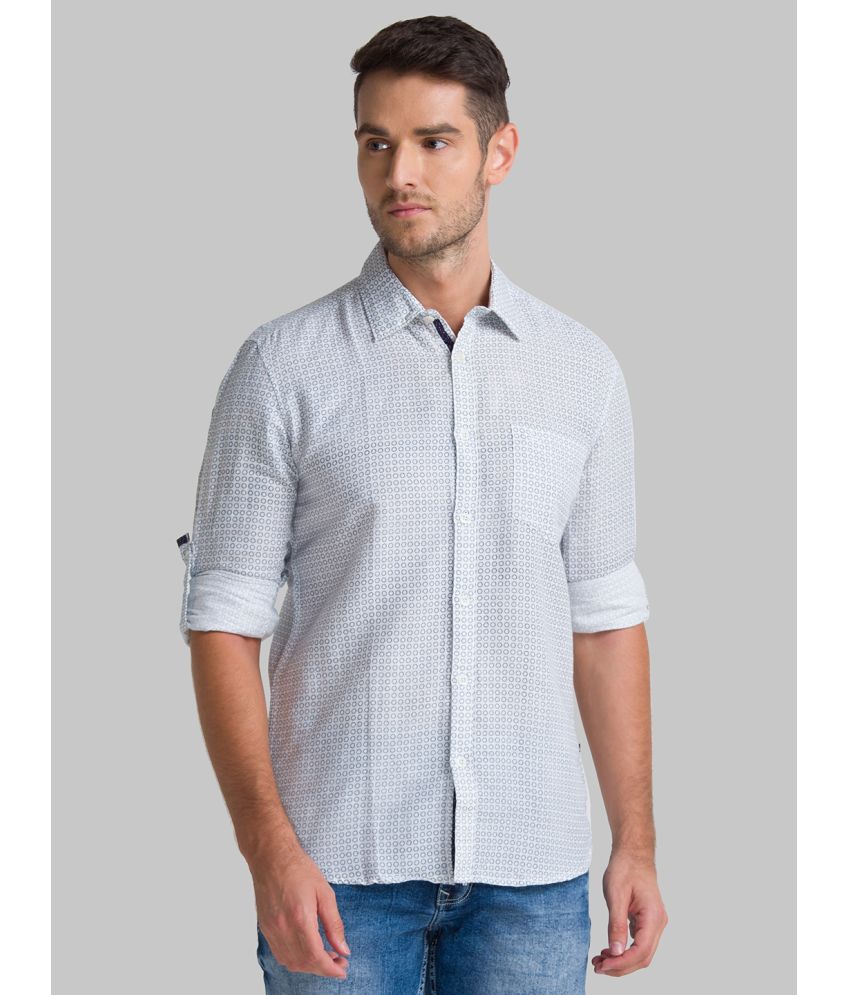     			Parx Linen Slim Fit Full Sleeves Men's Casual Shirt - Grey ( Pack of 1 )