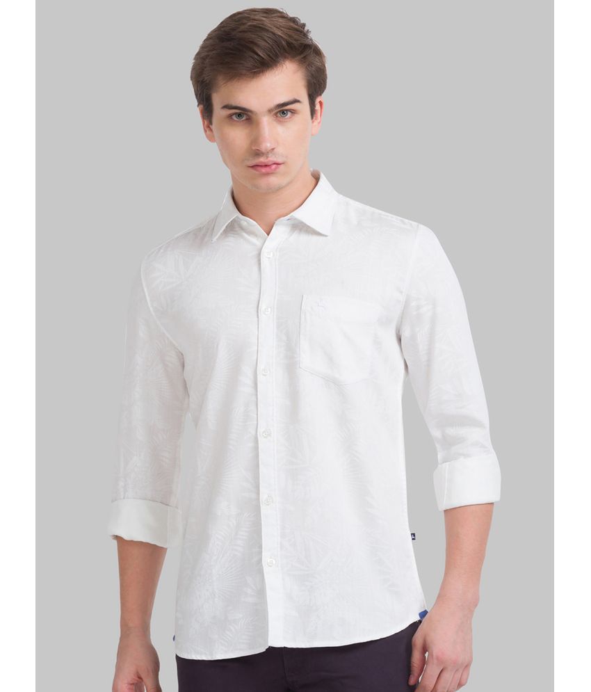     			Parx Viscose Slim Fit Full Sleeves Men's Casual Shirt - White ( Pack of 1 )