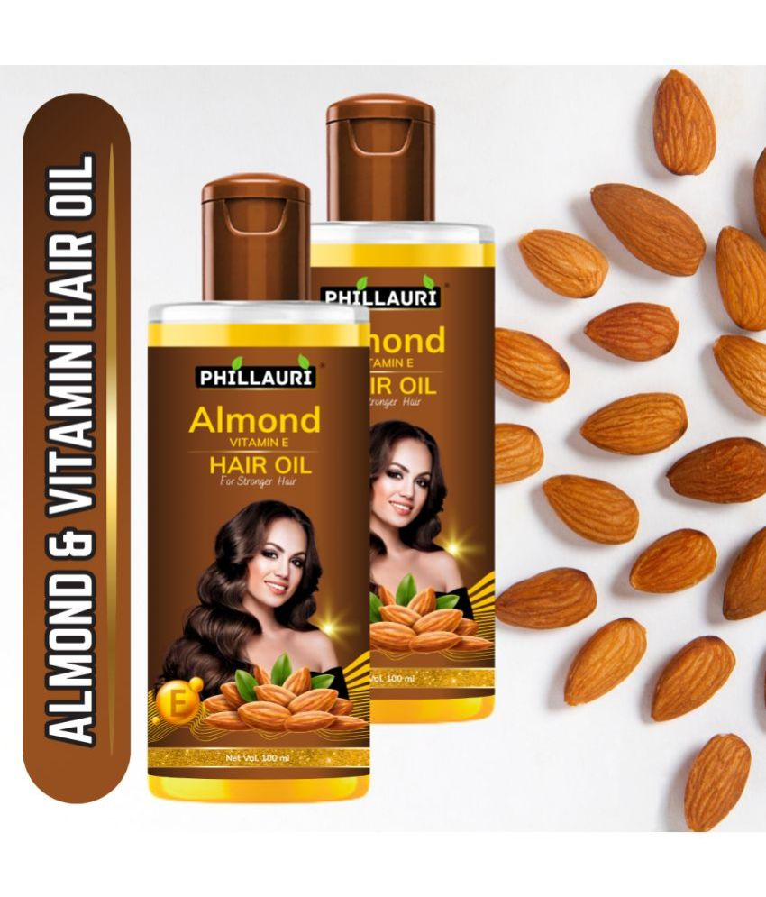     			Phillauri Hair Growth Almond Oil 200 ml ( Pack of 2 )