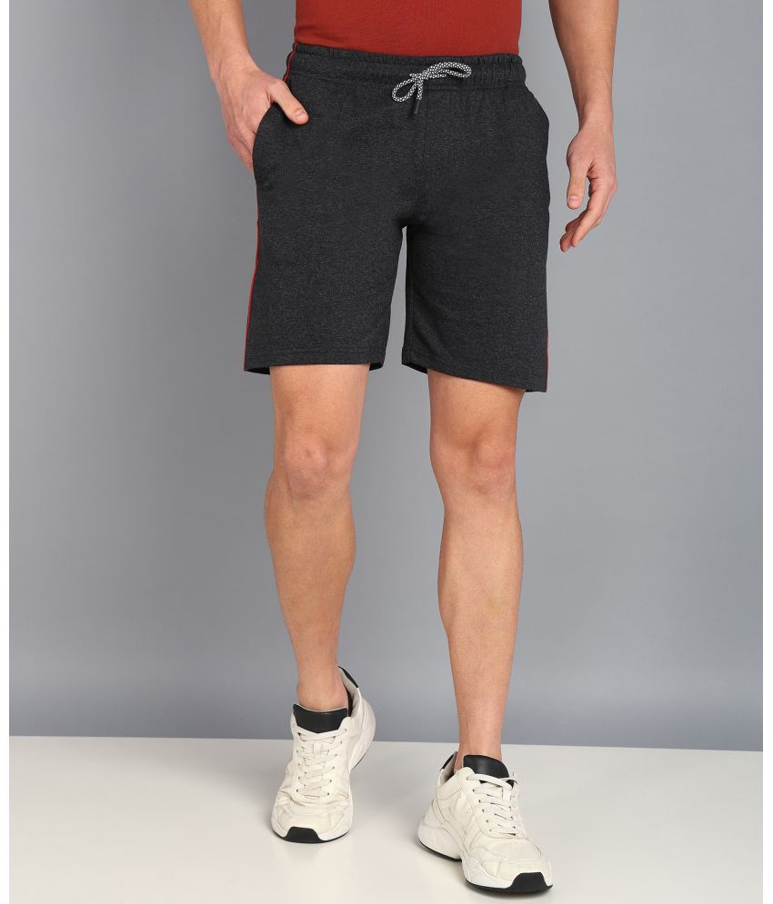     			XFOX Charcoal Blended Men's Shorts ( Pack of 1 )