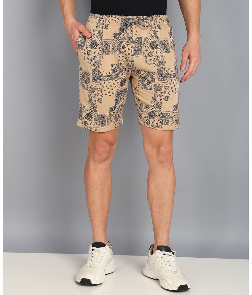     			XFOX Khaki Blended Men's Shorts ( Pack of 1 )