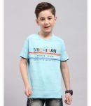 Monte Carlo Pack of 1 Boys Cotton T-Shirt ( Blue )