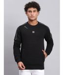 Rock.it Cotton Blend Round Neck Men's Sweatshirt - Black ( Pack of 1 )