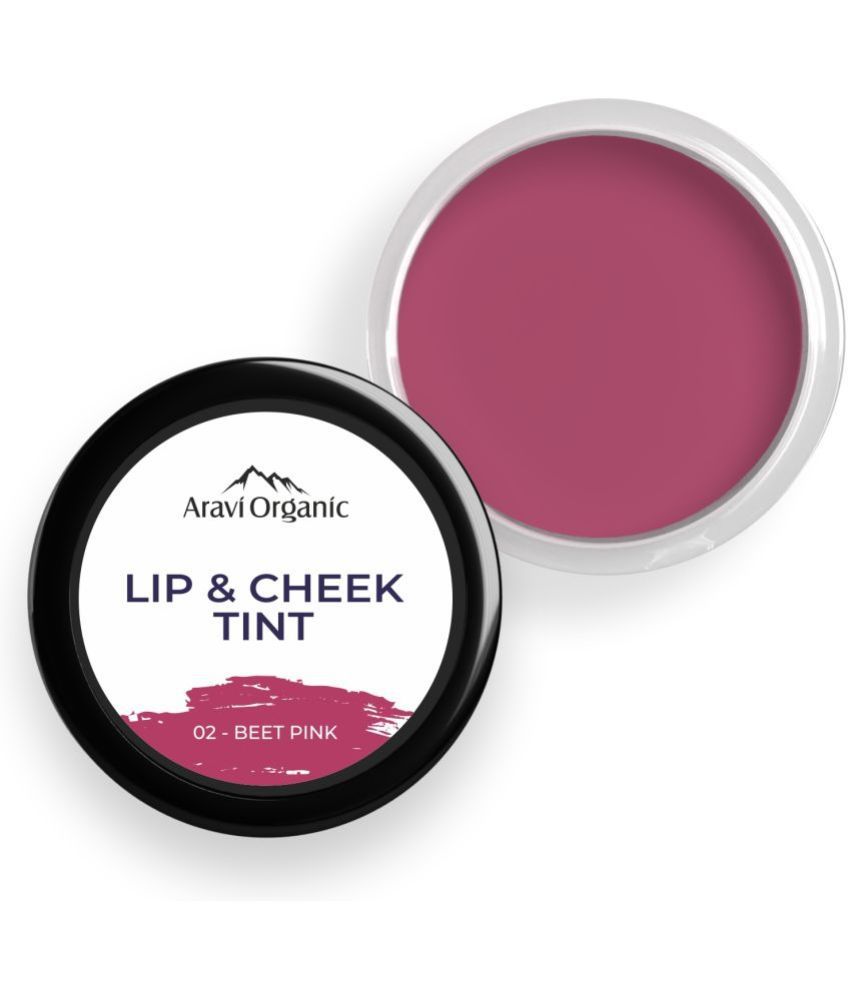     			Aravi Organic Matte Long Lasting Lip & Cheek Tint (Beet Pink) Lip Balm ( Pack of 1 )