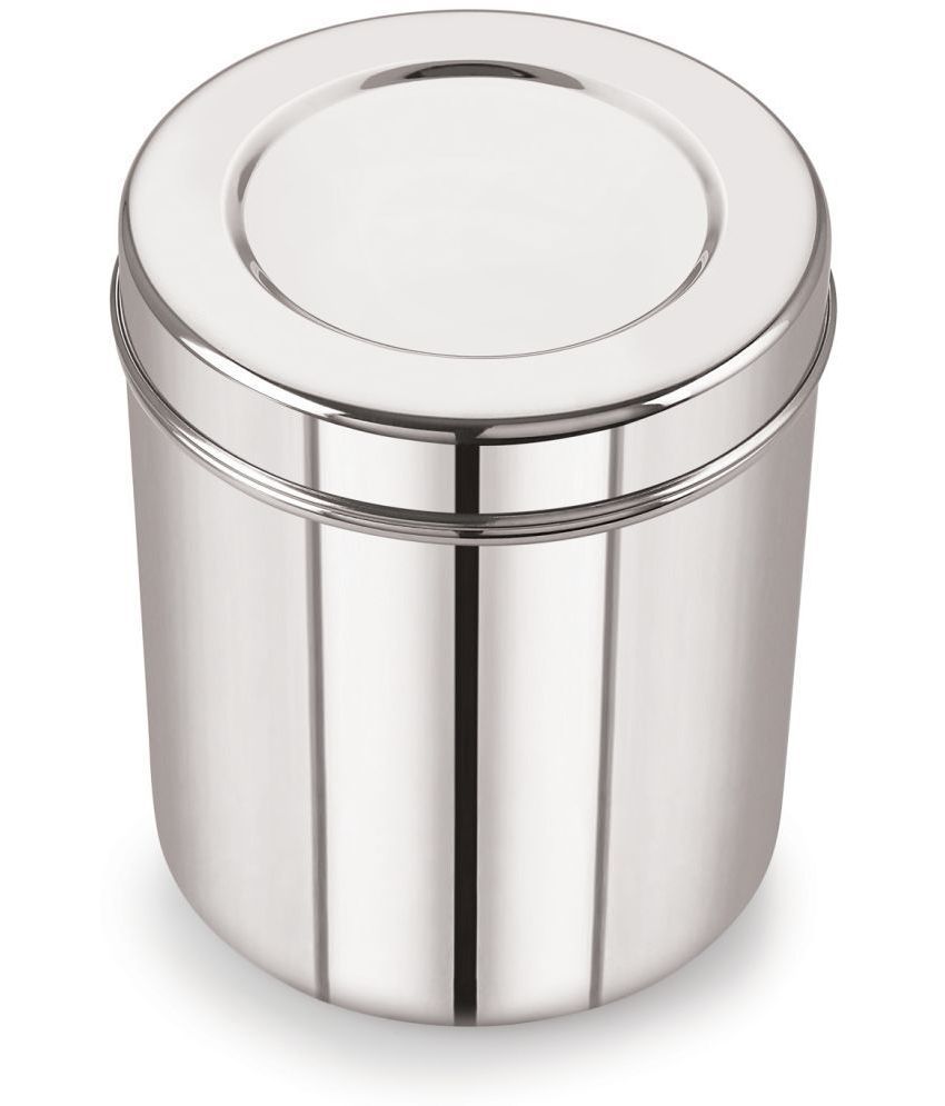     			Neelam Deep Dabba 12 (22G) Steel Silver Food Container ( Set of 1 )