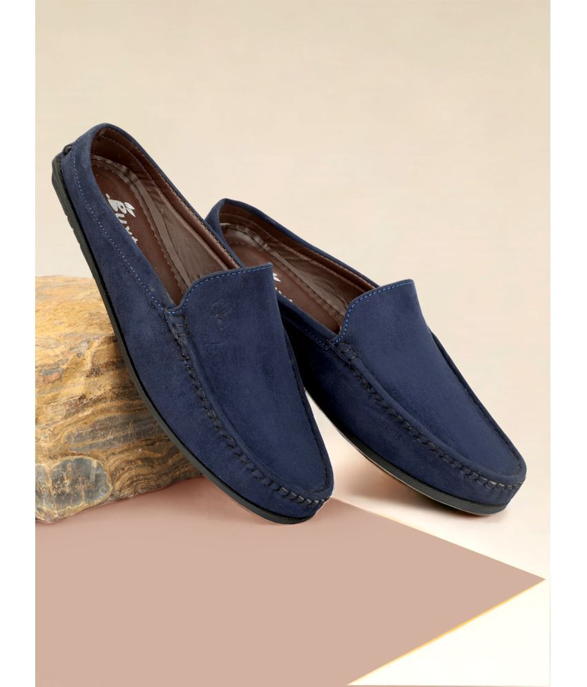     			Buxton Blue Men's Slip on