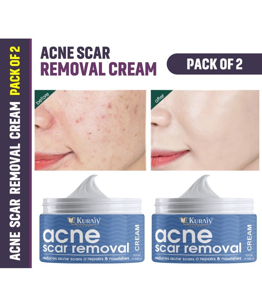     			KURAIY Scar Removal Cream Repair Stretch Marks Burn Acne Scar Pack of 2