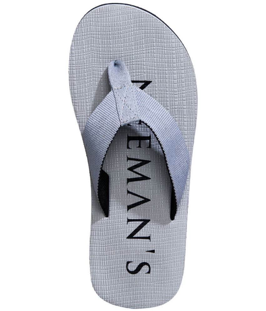     			Neemans Light Grey Men's Thong Flip Flop