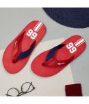 Duke Red Men's Thong Flip Flop