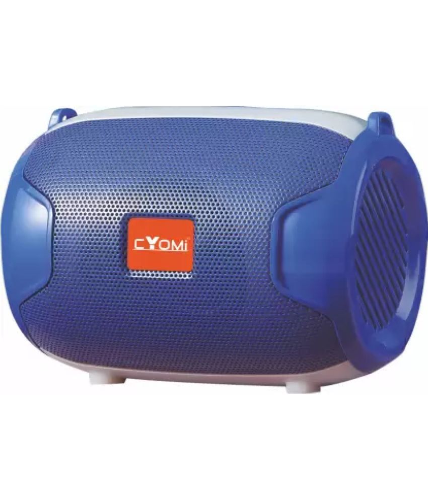     			CYOMI 621 Blue 5 W Bluetooth Speaker Bluetooth V 5.1 with SD card Slot Playback Time 8 hrs Blue