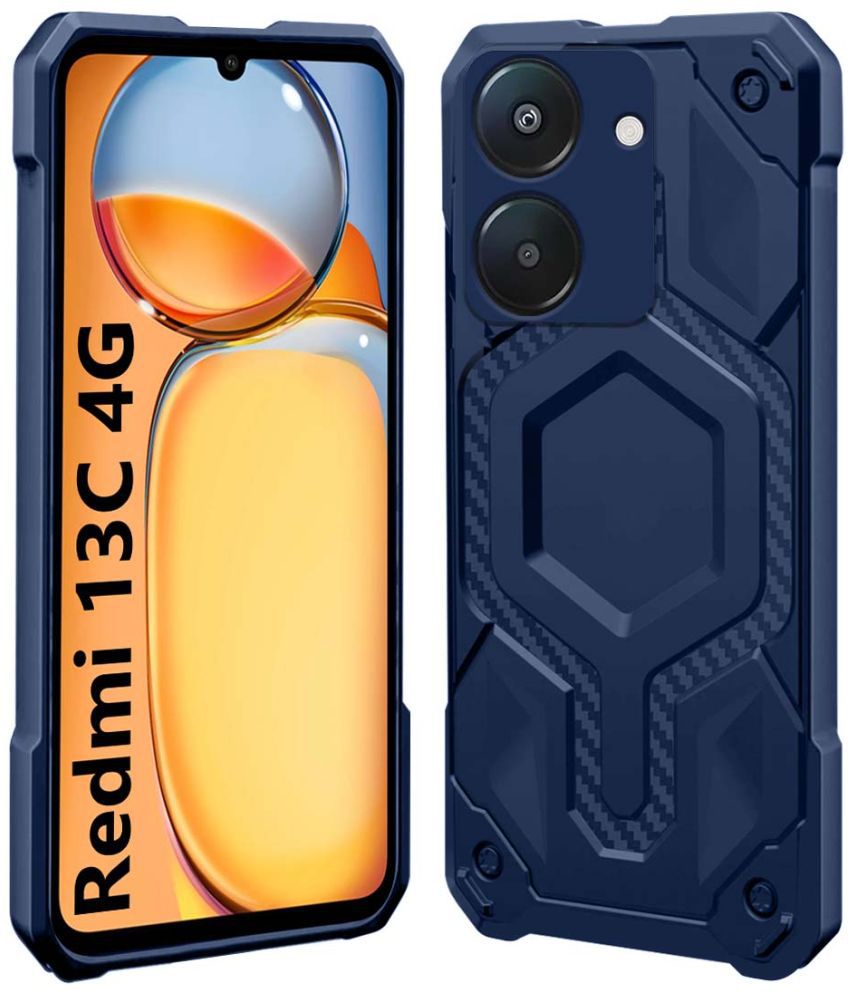     			Fashionury Plain Cases Compatible For Rubber Redmi 13C 4G ( Pack of 1 )