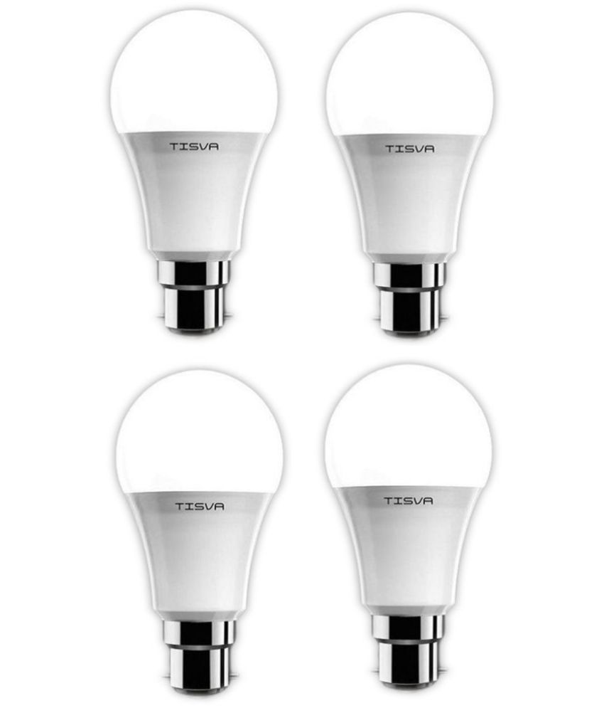     			Tisva 9W Cool Day Light LED Bulb ( Pack of 4 )