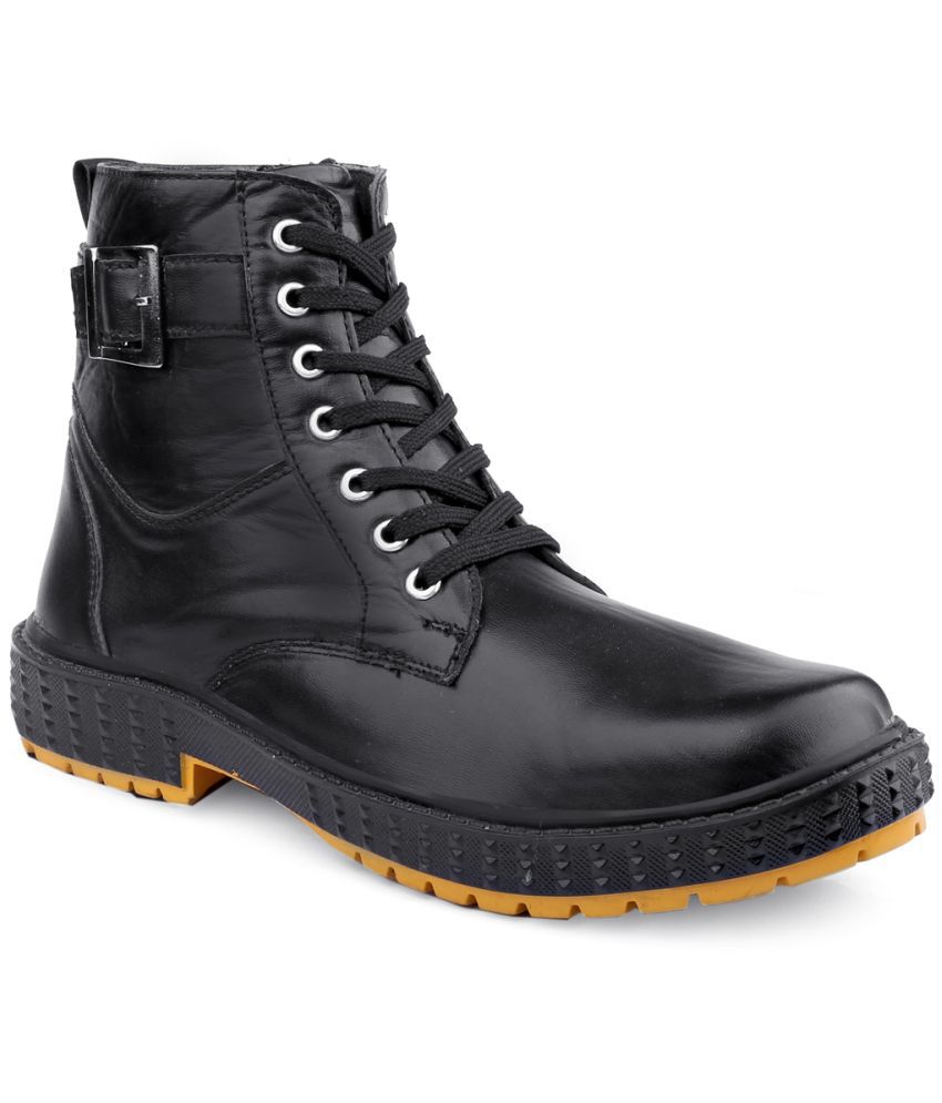     			Wixom Black Men's Casual Boots