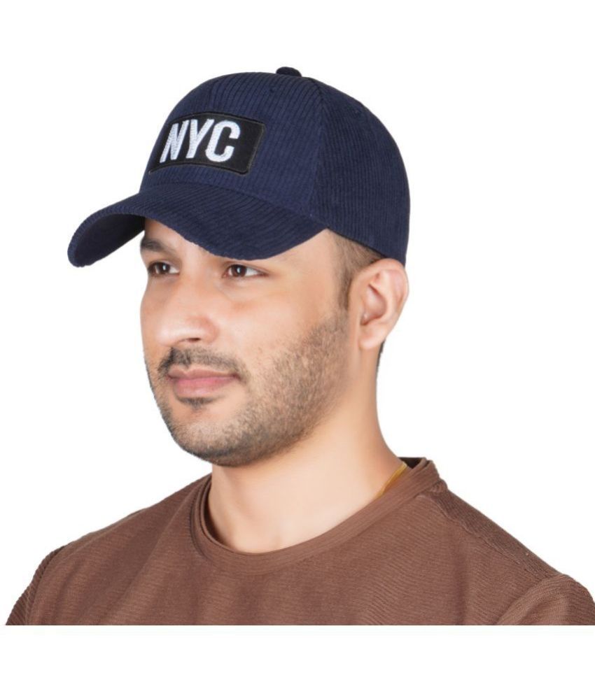     			valdez Blue Cotton Blend Men's Cap ( Pack of 1 )