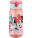 Gluman Disney Minnie Sippy Water Bottle for Kids with Flip-Top Closure - 510ml