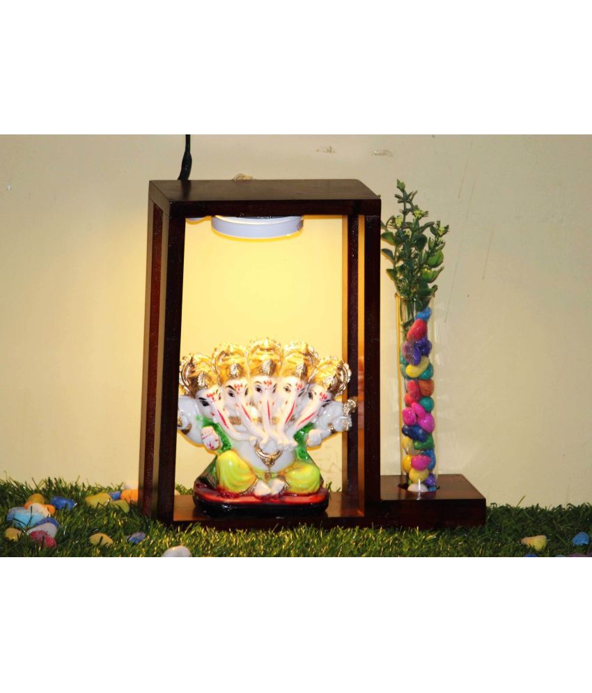     			BECKON VENTURE Palm Ganesha Showpiece 23 cm - Pack of 1