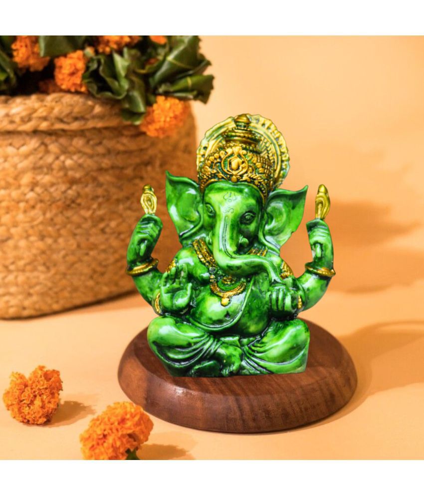     			BECKON VENTURE Palm Ganesha Showpiece 16.5 cm - Pack of 1