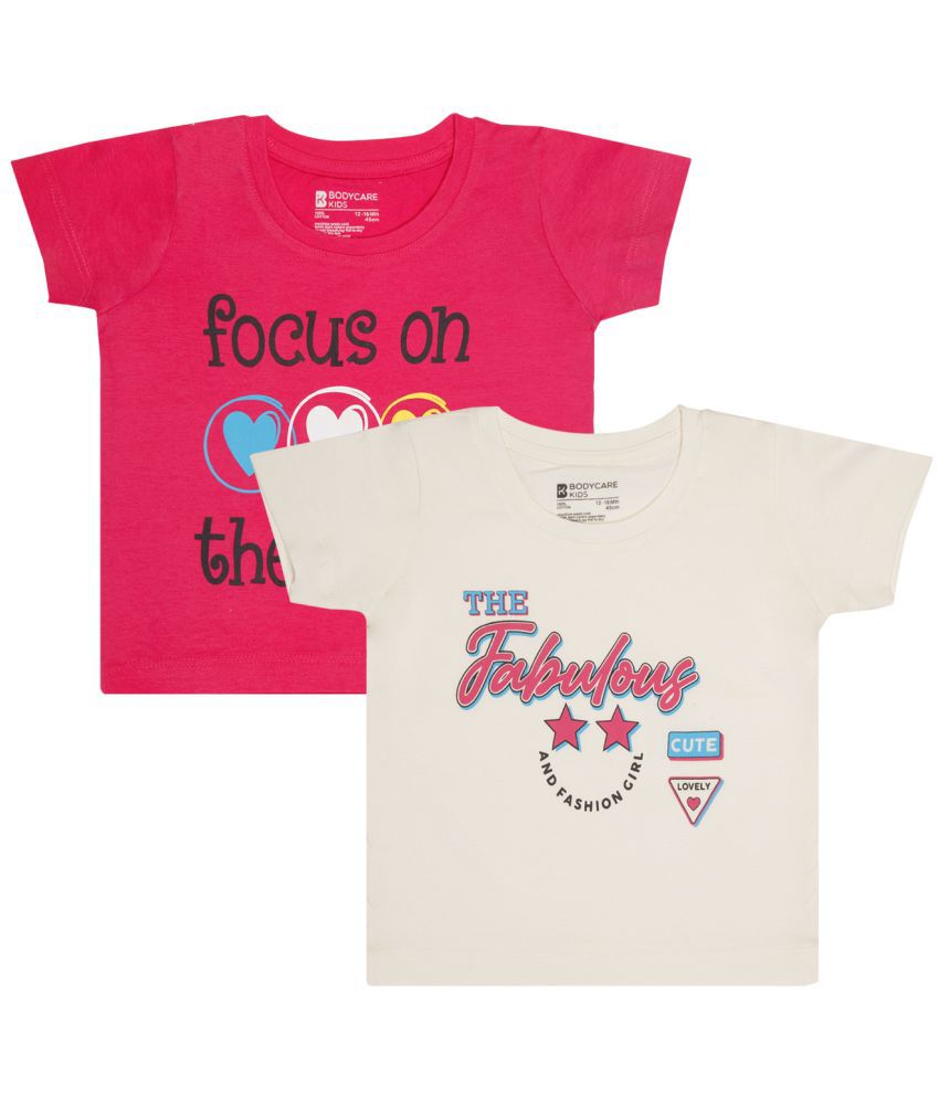     			Bodycare Multi Baby Girl T-Shirt ( Pack of 2 )