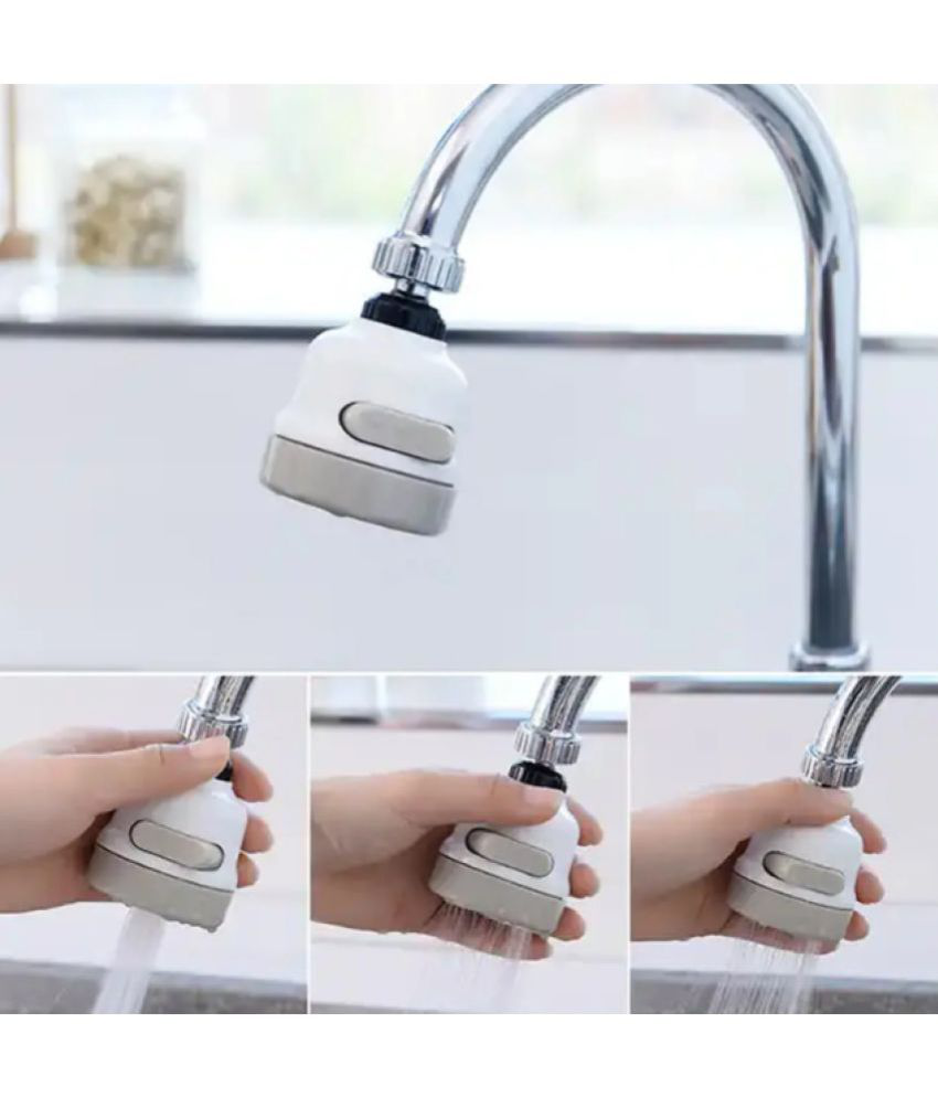     			Maximize 360 Degree Rotating ABS Silicone and Stainless Steel Sprinkler Faucet