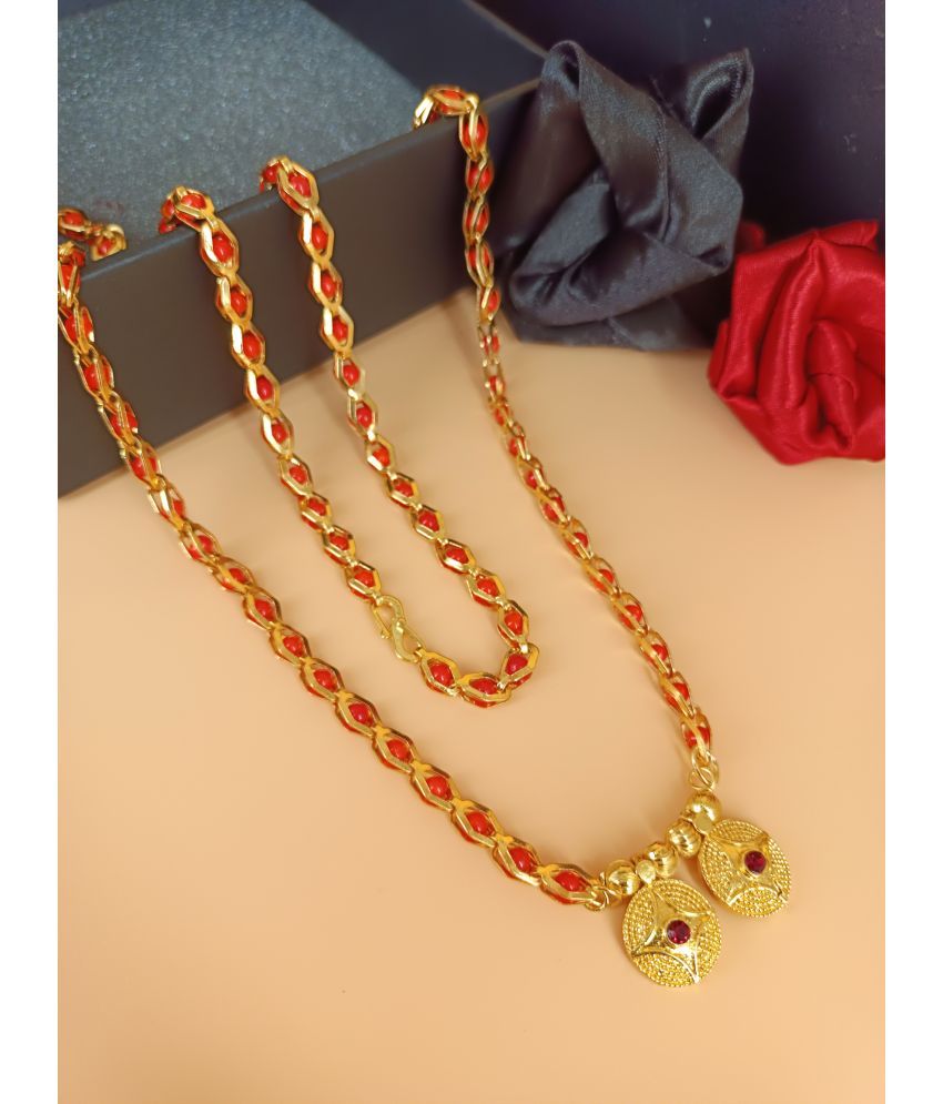     			JIPPA Golden Mangalsutra ( Pack of 1 )