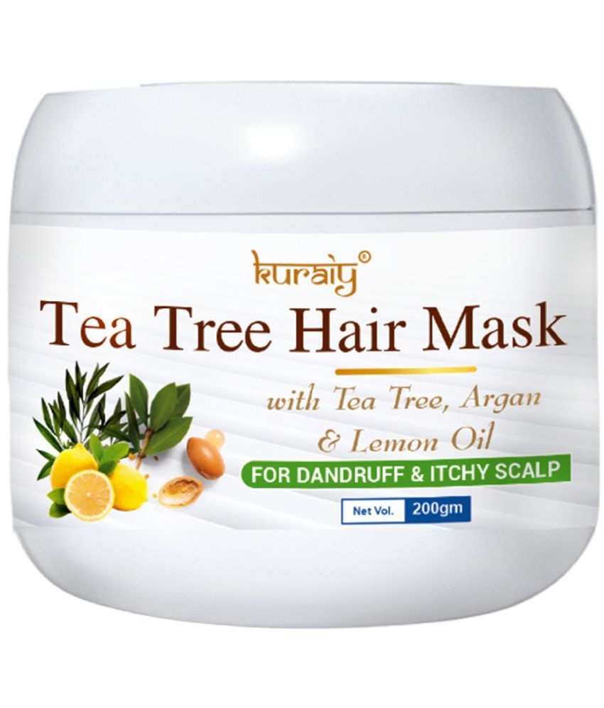     			KURAIY Tea Tree Hair Mask With Tea Tree, Lemon Oil For Dandruff & Itchy Scalp 200g