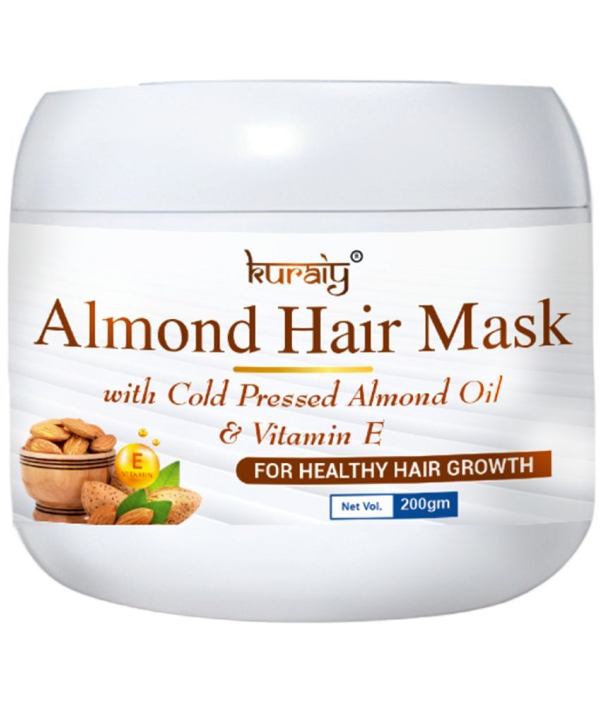     			KURAIY Almond Hair Mask With Almond Oil & Vitamin E For Healthy Hair Growth 200g