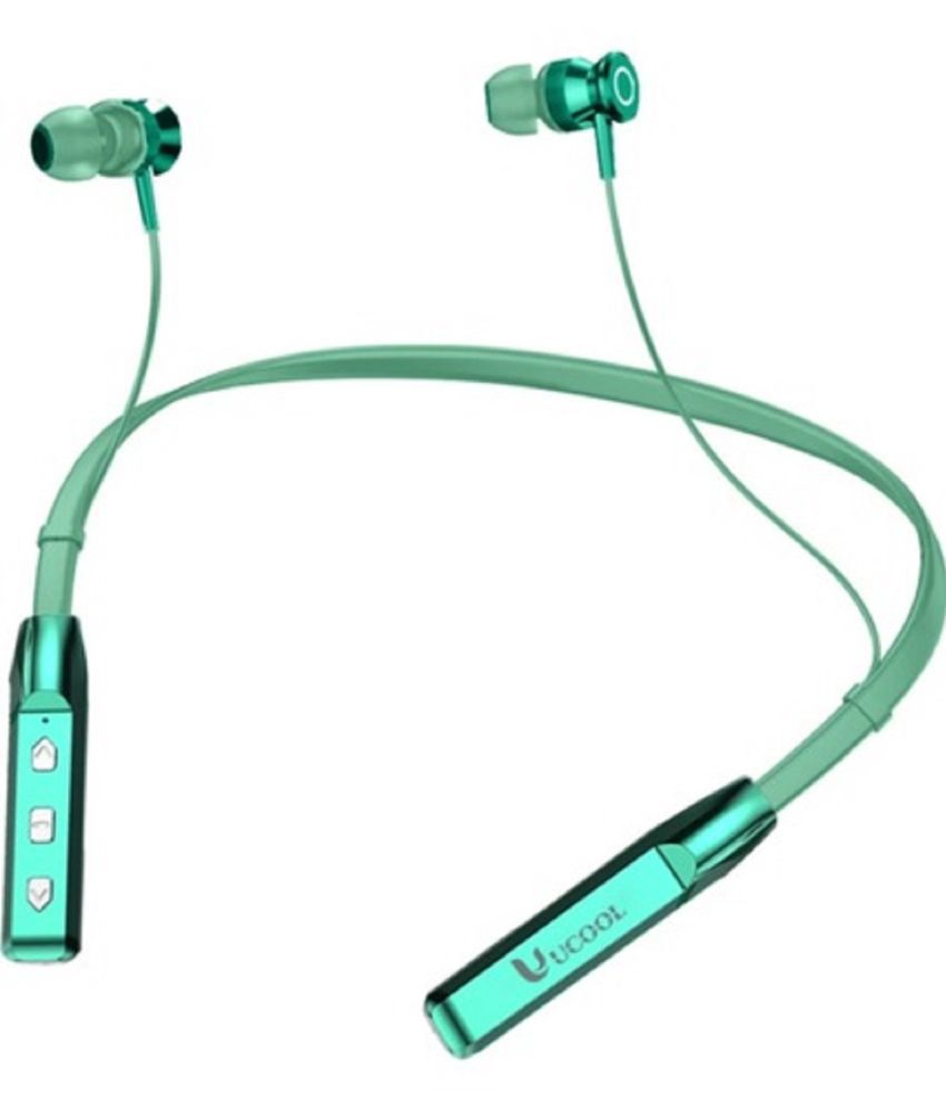     			UCOOL Bluetooth Wireless Neckband In-the-ear Bluetooth Headset with Upto 30h Talktime True Wireless - Green