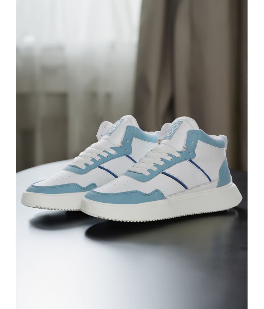     			Yoho High Ankle Sneakers Light Blue Men's Sneakers