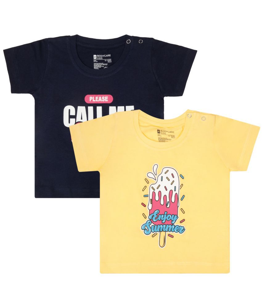     			Bodycare Multi Baby Girl T-Shirt ( Pack of 2 )