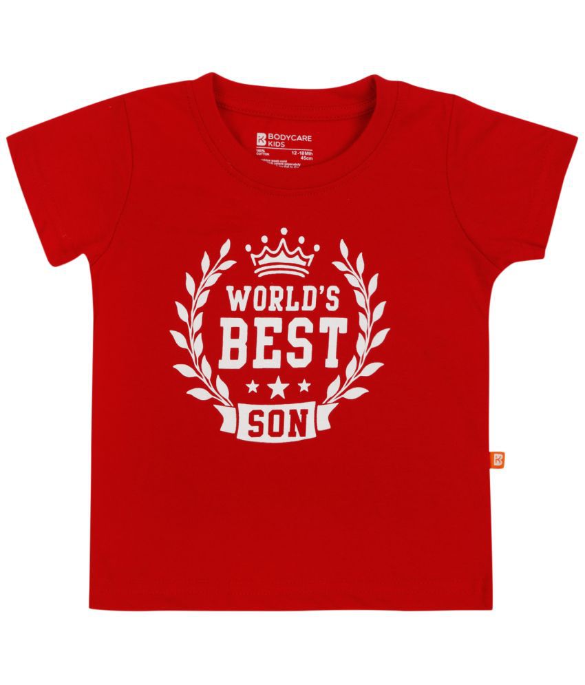     			Bodycare Red Baby Boy T-Shirt ( Pack of 1 )