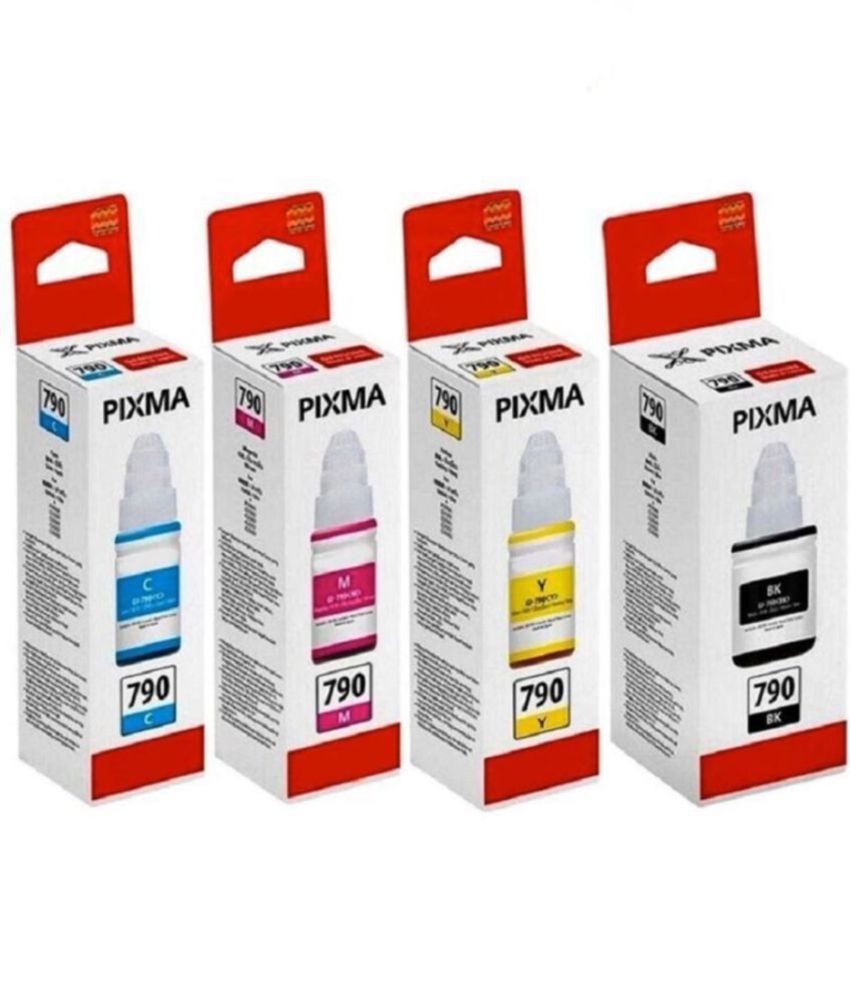     			zokio 790 INK G2000 Multicolor Pack of 4 Cartridge for I790 INK Cartridge Pack Of 4 For Use Pixma G1000, G2000, G3000 Printers