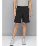 Alcis Black Cotton Blend Men's Running Shorts ( Pack of 1 )