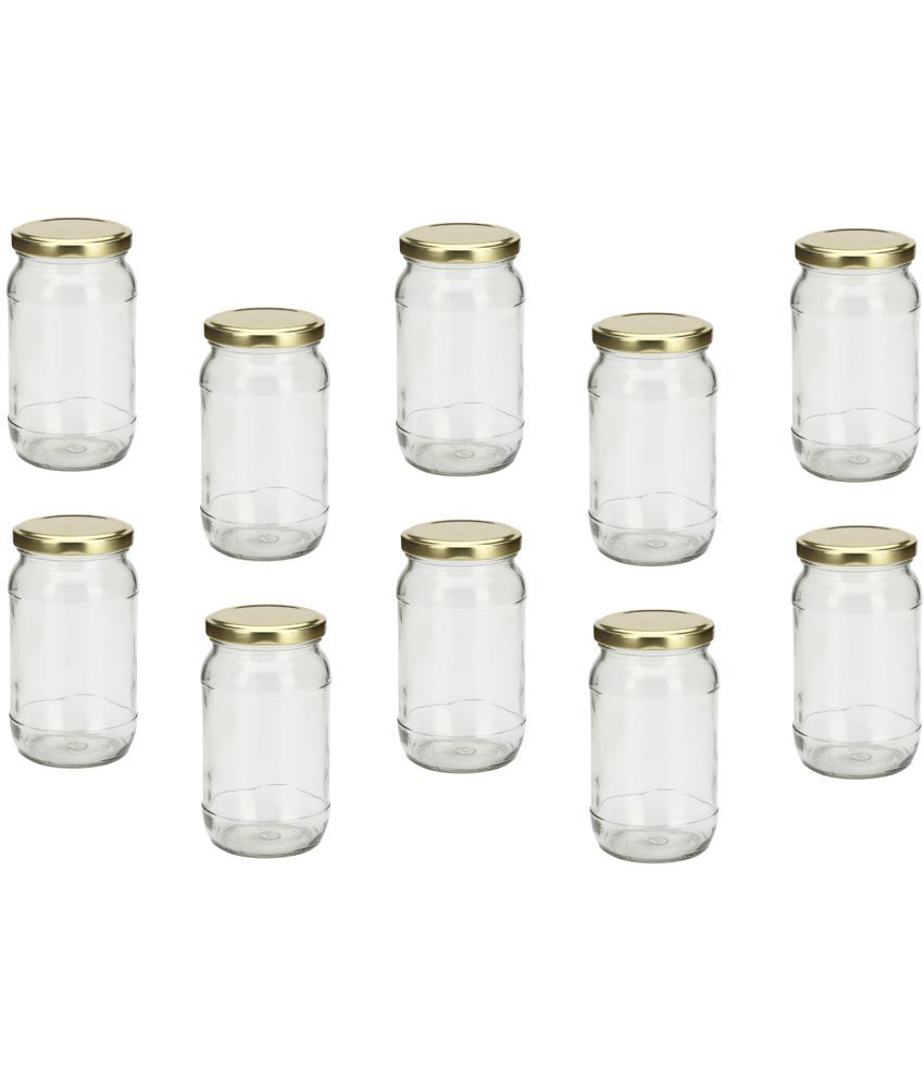     			AFAST Glass Container Glass Transparent Utility Container ( Set of 10 )