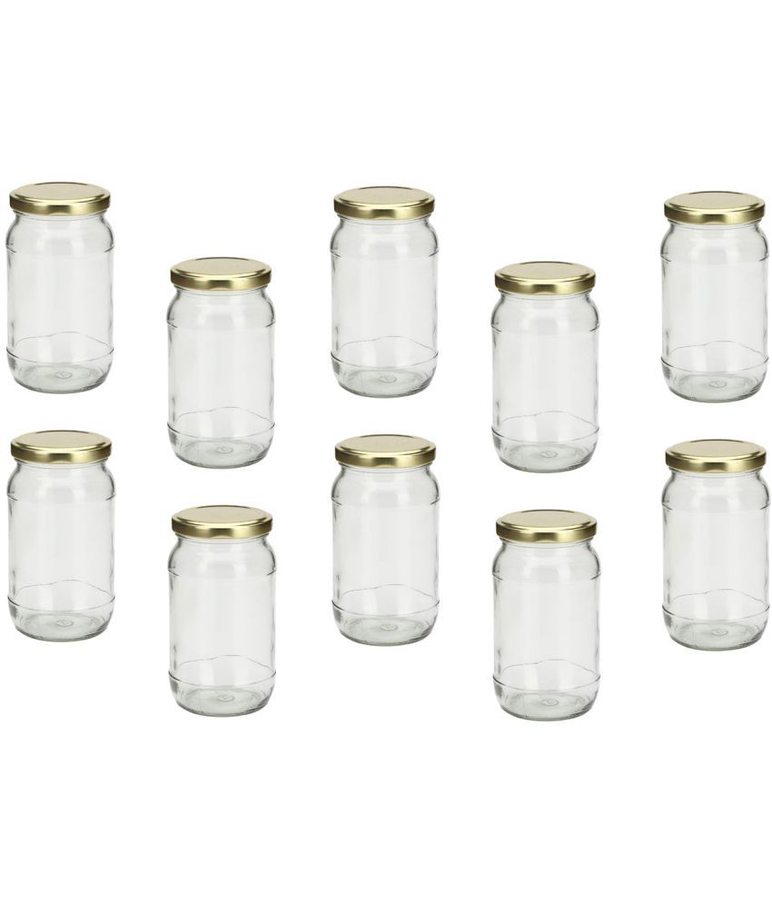     			AFAST Glass Container Glass Transparent Utility Container ( Set of 10 )