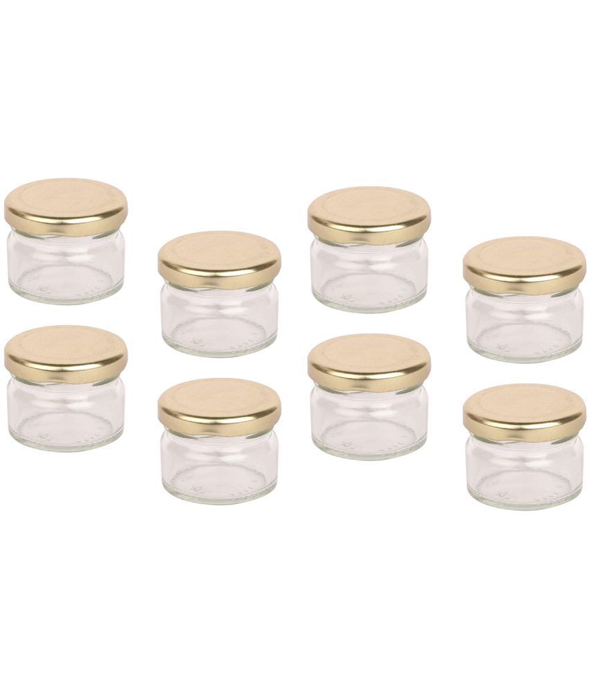     			AFAST Glass Container Glass Transparent Utility Container ( Set of 8 )