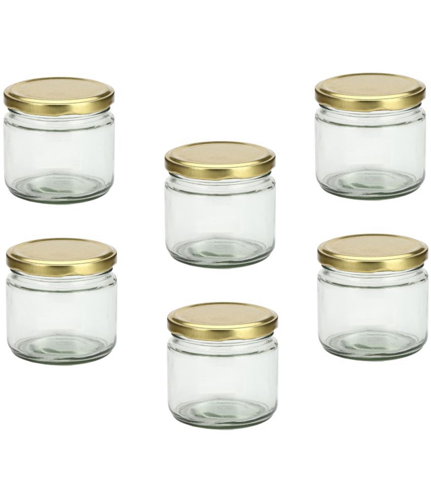     			AFAST Glass Container Glass Transparent Utility Container ( Set of 6 )