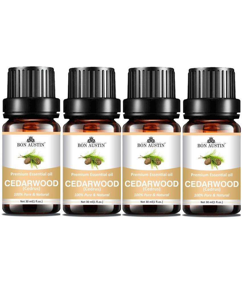     			Bon Austin Cedarwood Essential Oil Aromatic 30 mL ( Pack of 4 )