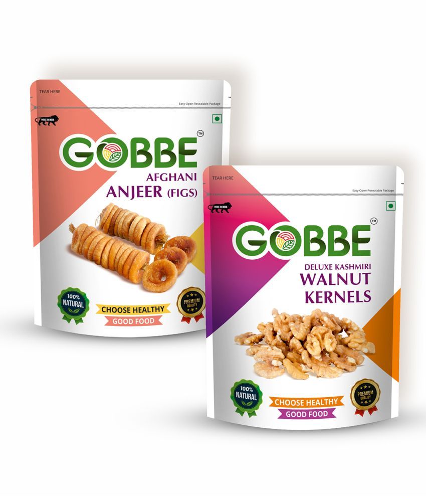     			GOBBE Fig (Anjeer) 400 g Pack of 2