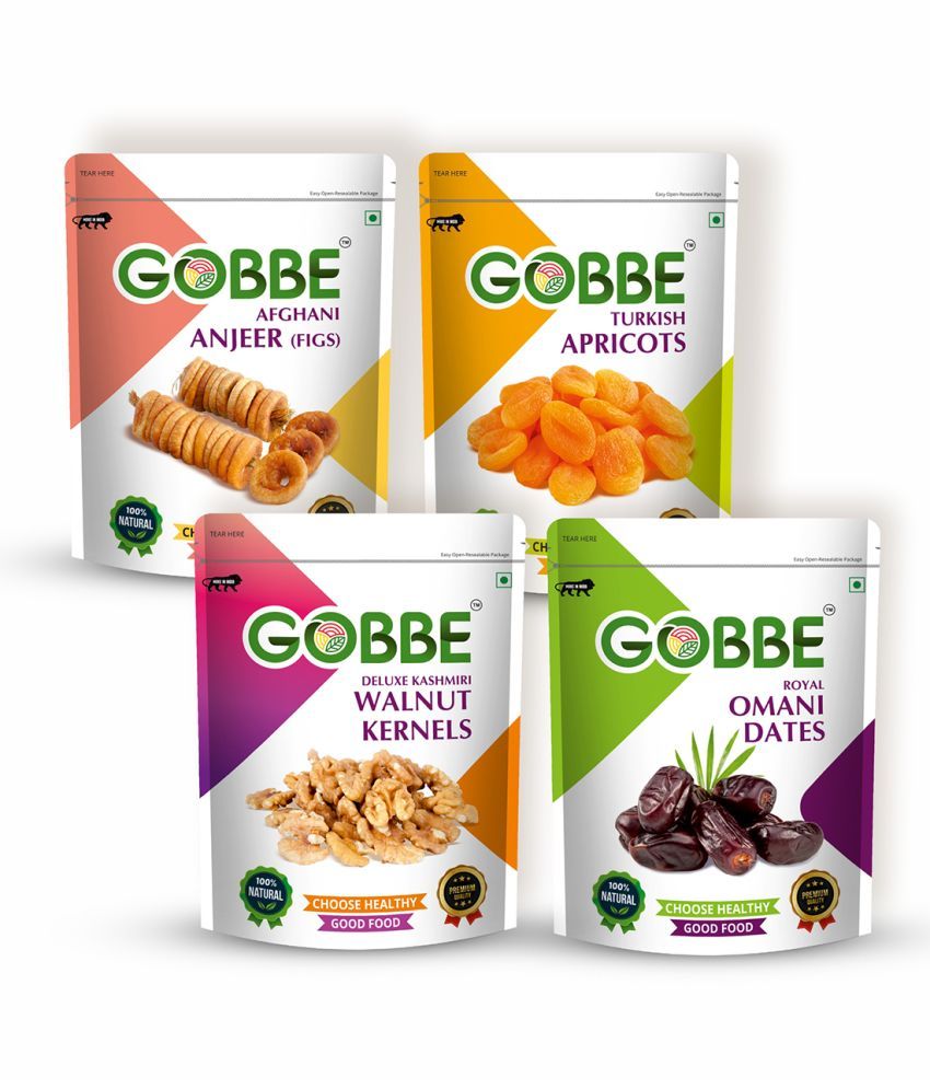     			GOBBE Fig (Anjeer) 800 g Pack of 4