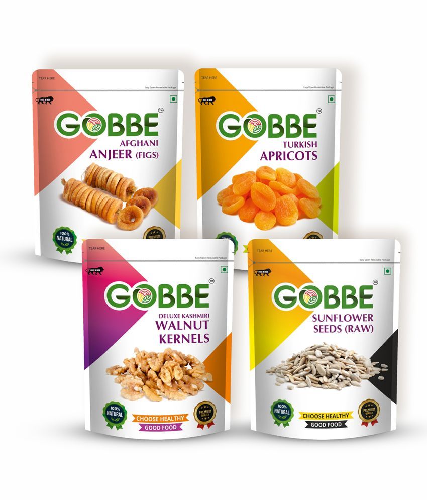     			GOBBE Fig (Anjeer) 800 g Pack of 4