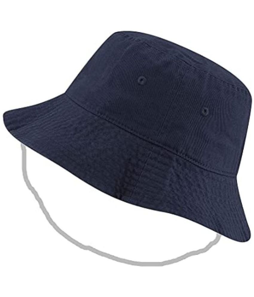     			Infispace Navy Cotton Blend Men's Hat ( Pack of 1 )